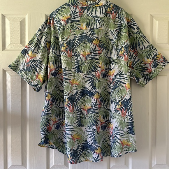 IZOD Tropical Palm Tree Shirt - Picture 7 of 7